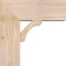 Ekena Millwork Legacy Block Smooth Bracket w/ Offset Brace, Douglas Fir, 7 1/2"W x 18"D x 18"H BKT0806X18X18LEC05SDF - alternate 3